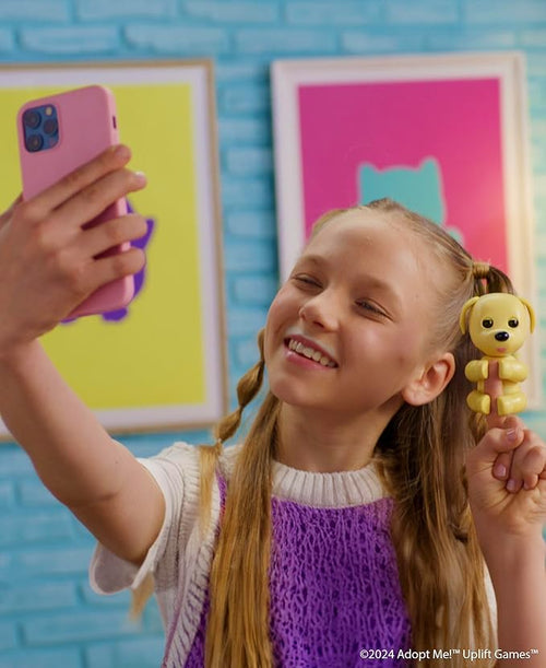 1 Adopt Me! x Dog, Interactive Pet with 40+ Sounds & Reactions